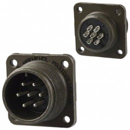 1 pcs : MS3102E16S-1P - CONN RCPT MALE 7P SILV SLDR CUP