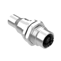 1 pcs : 54-00398 - M12 X-CODE 8POS RCPT PANEL MOUNT