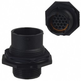 1 pcs : UTS71419P - CONN RCPT HSNG MALE 19POS PNL MT