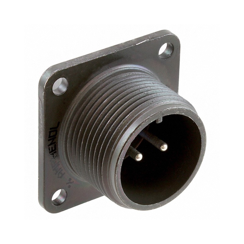 1 pcs : 97-3102A-14S-9P - CONN RCPT MALE 2P SILV SLDR CUP