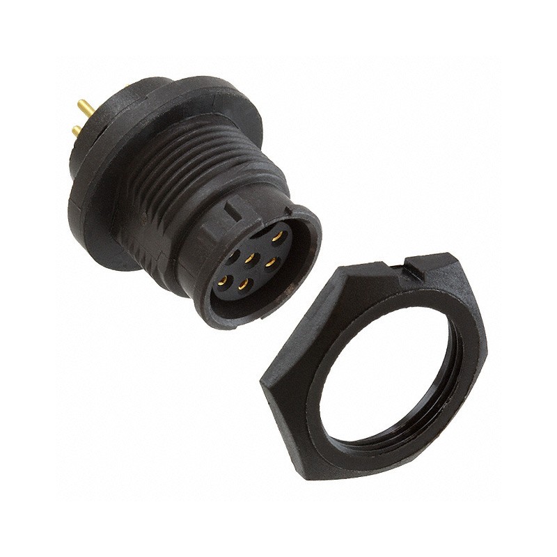 1 pcs : EN3P6FPX - CONN RCPT FMALE 6POS GOLD SOLDER