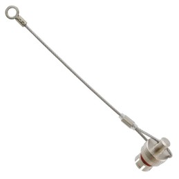 1 pcs : BRE.0S.200.NAS - CONN BLANKING COVER SILVER