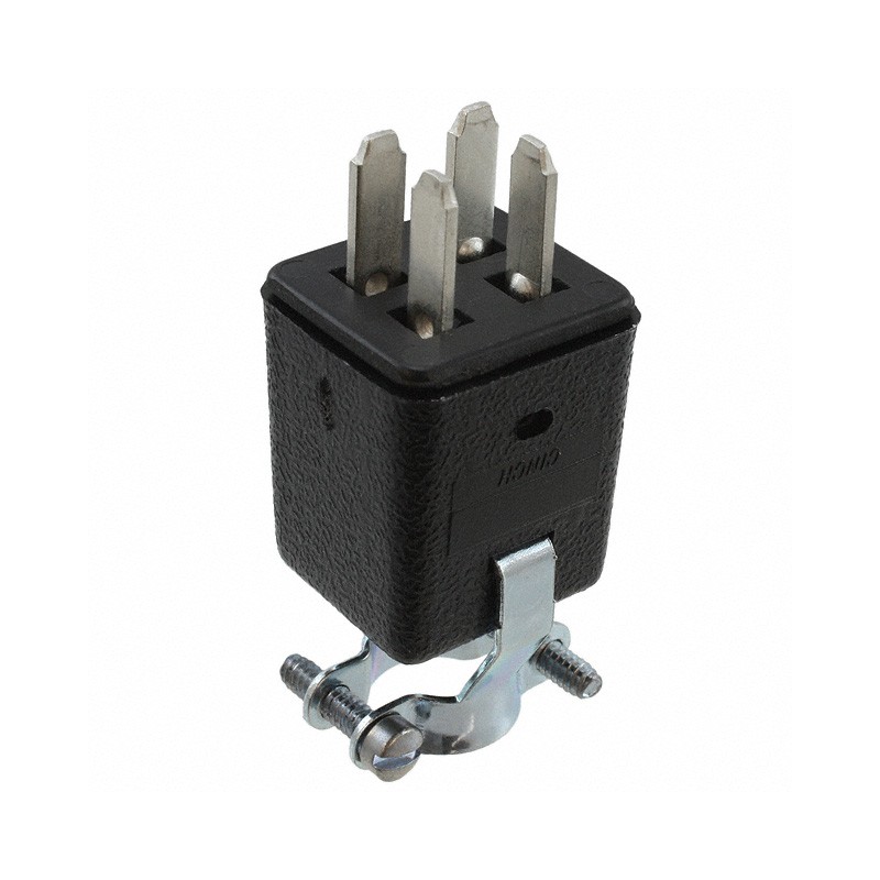 1 pcs : P-304H-CCT - CONN PLUG 4POS IN-LINE SLDR