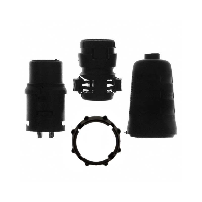 1 pcs : EN3C4FX - CONN PLUG FMALE 4P GOLD SLDR CUP