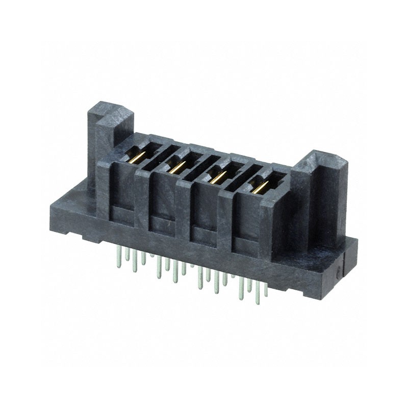 1 pcs : PES-04-02-L-VT - CONN RCPT 4POS PCB SLDR