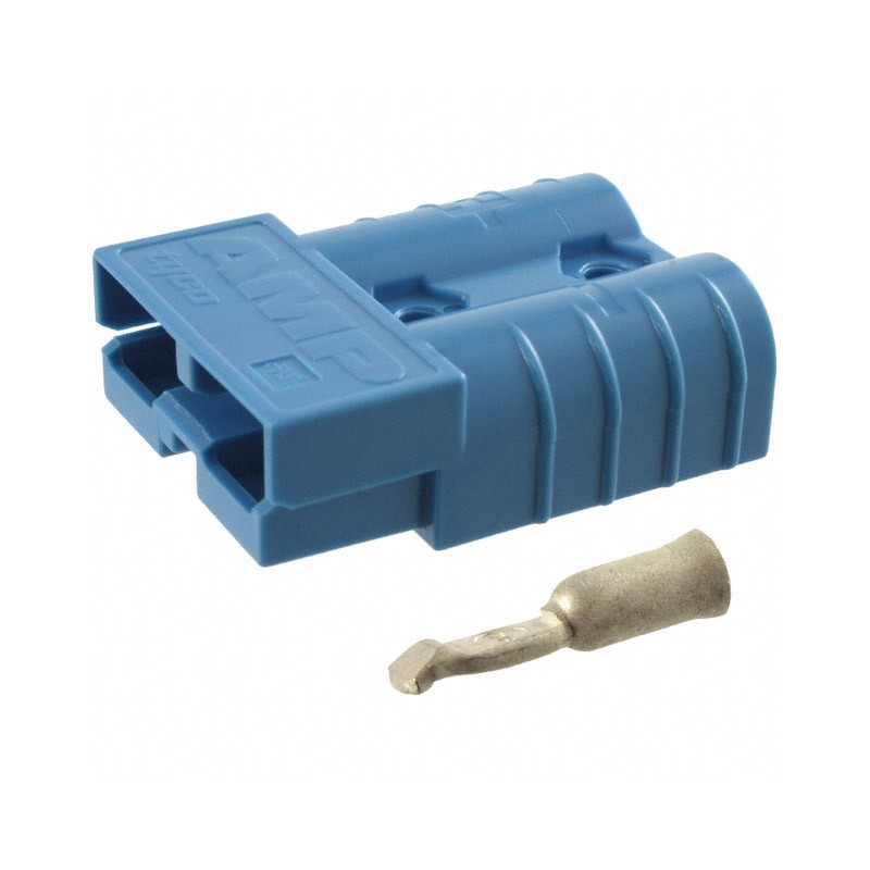 1 pcs : 647893-5 - CONN PLUG 2POS IN-LINE CRIMP