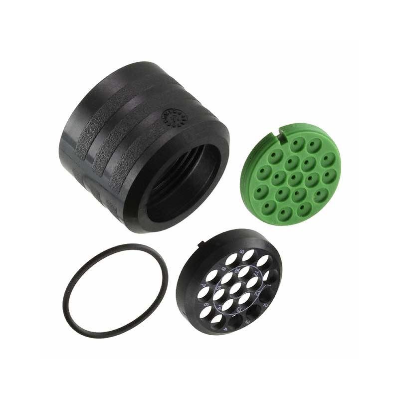 1 pcs : CL113101 - CONN BACKNUT 3 BLACK