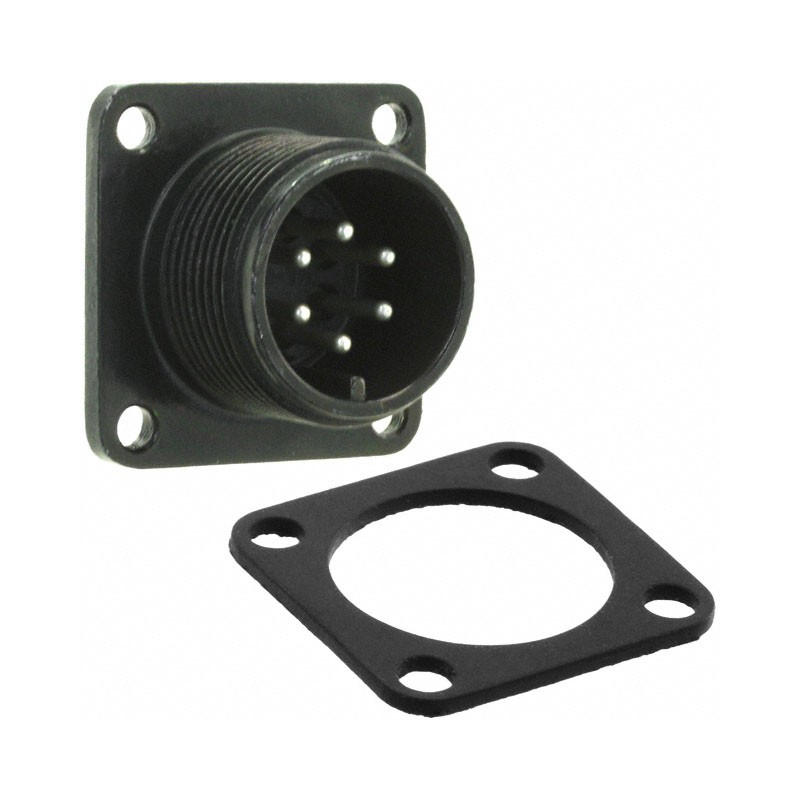 1 pcs : C90-3102R14S-6P - CONN RCPT MALE 6P SOLDER CUP