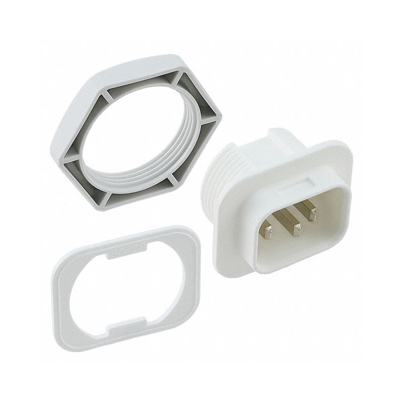 1 pcs : 4312.0007 - PWR ENT RCPT IEC320 PANEL QC