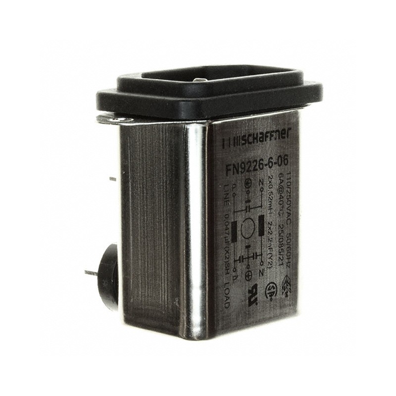 1 pcs : FN9226-6-06 - PWR ENT RCPT IEC320-C14 PANEL QC