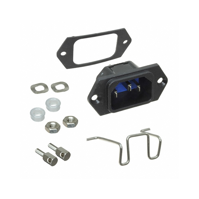 1 pcs : 6100.3200.33 - PWR ENT RCPT IEC320-C14 PANEL QC