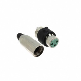 1 pcs : AAA3FZH - CONN PLUG FMALE XLR 3P SLDR CUP