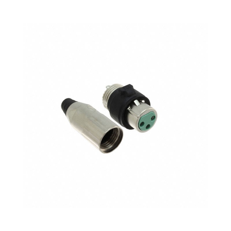 1 pcs : AAA3FZH - CONN PLUG FMALE XLR 3P SLDR CUP