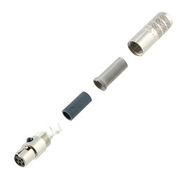 1 pcs : TA5FSHF - CONN PLUG FMALE MINI XLR 5P SLDR