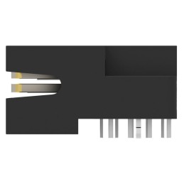 1 pcs : 2391130-4 - CONN HDR 32POS EDGE R/A SLDR