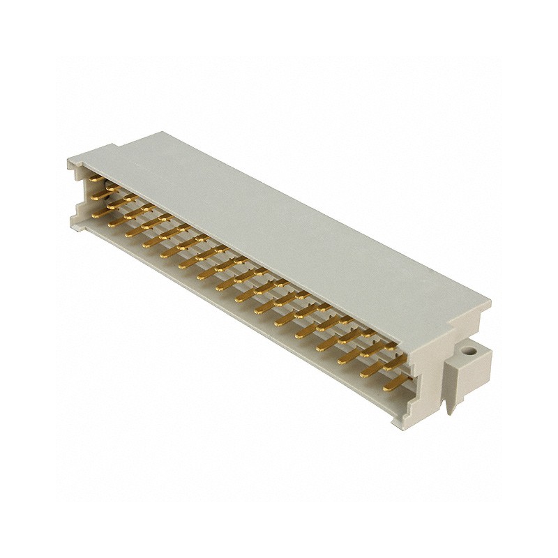 1 pcs : 2-164045-1 - CONN DIN PLUG 48POS PCB RA GOLD