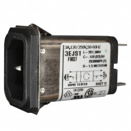 1 pcs : 6609006-8 - PWR ENT RCPT IEC320-C14 PANEL QC