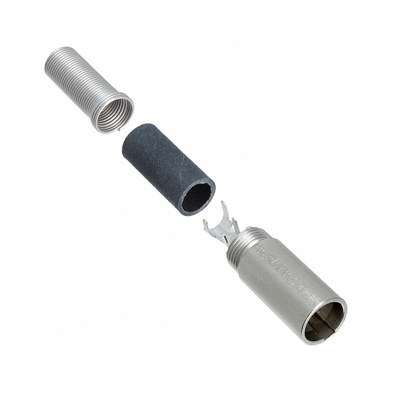 1 pcs : TA8MSH - CONN RCPT MALE MINI XLR 8P SLDR