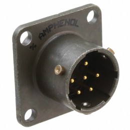 1 pcs : PT02E-10-98P - CONN RCPT MALE 6P GOLD SLDR CUP