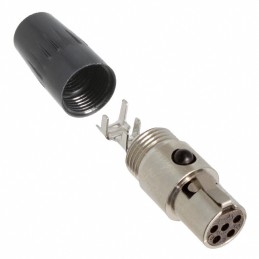 1 pcs : TA5FLX - CONN PLUG FMALE MINI XLR 5P SLDR