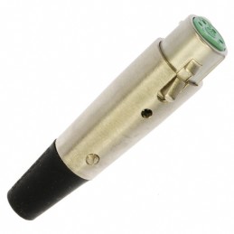 1 pcs : A4F - CONN PLUG FMALE XLR 4POS SOLDER