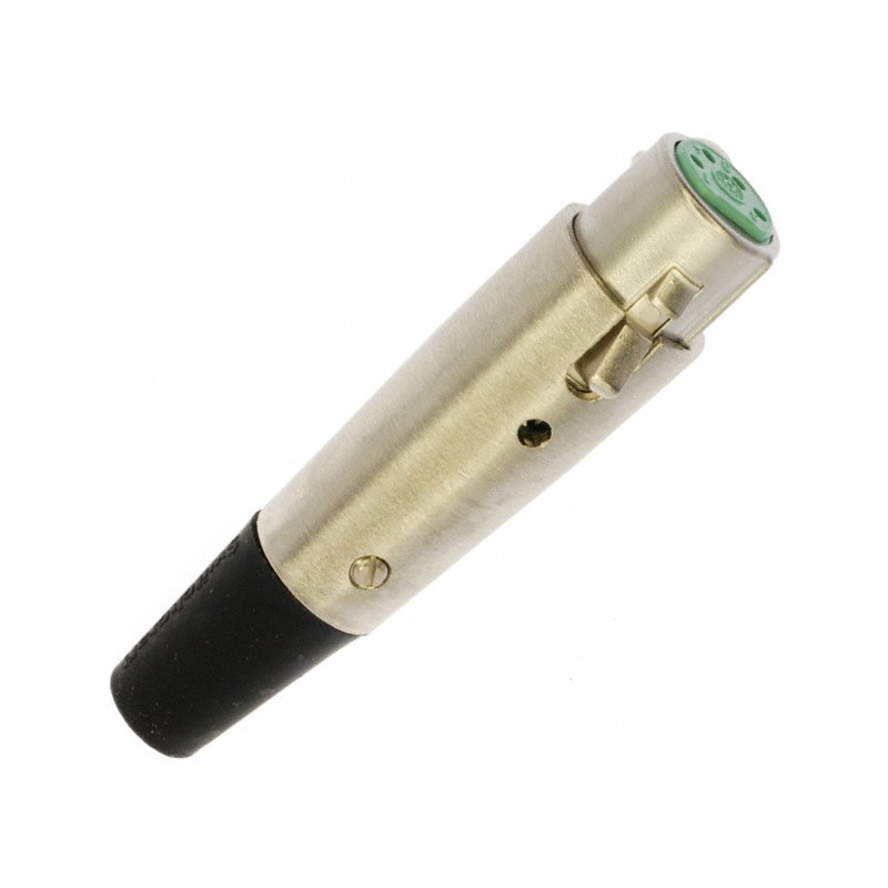 1 pcs : A4F - CONN PLUG FMALE XLR 4POS SOLDER
