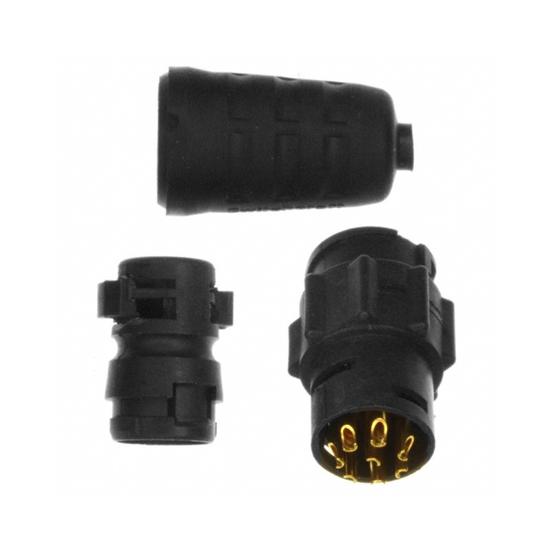 1 pcs : EN3L8MX - CONN RCPT MALE 8P GOLD SLDR CUP