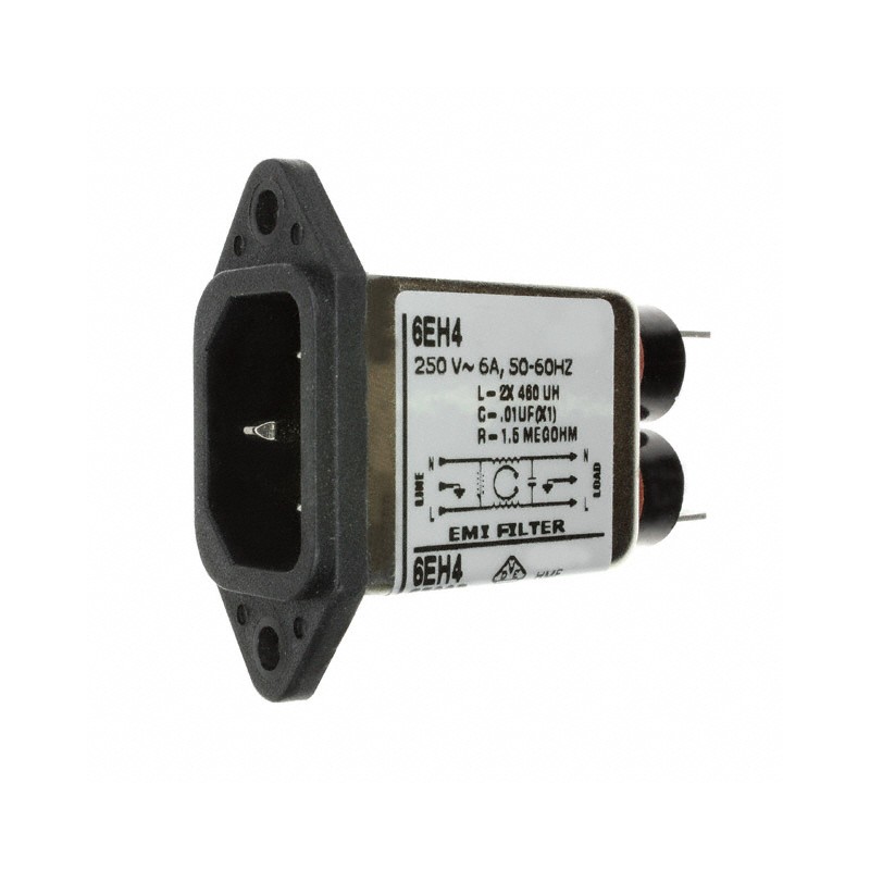 1 pcs : 6EH4 - PWR ENT RCPT IEC320-C14 PANEL QC