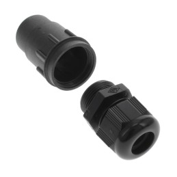 1 pcs : UTG18ST - CONN BACKSH W/CLMP SZ18 BLK PG16