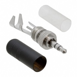 1 pcs : 35HDLBN - CONN PLUG STEREO 3.5MM 3COND