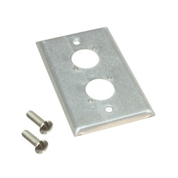 1 pcs : WP1S2P - CONN WALL PLATE SILVER