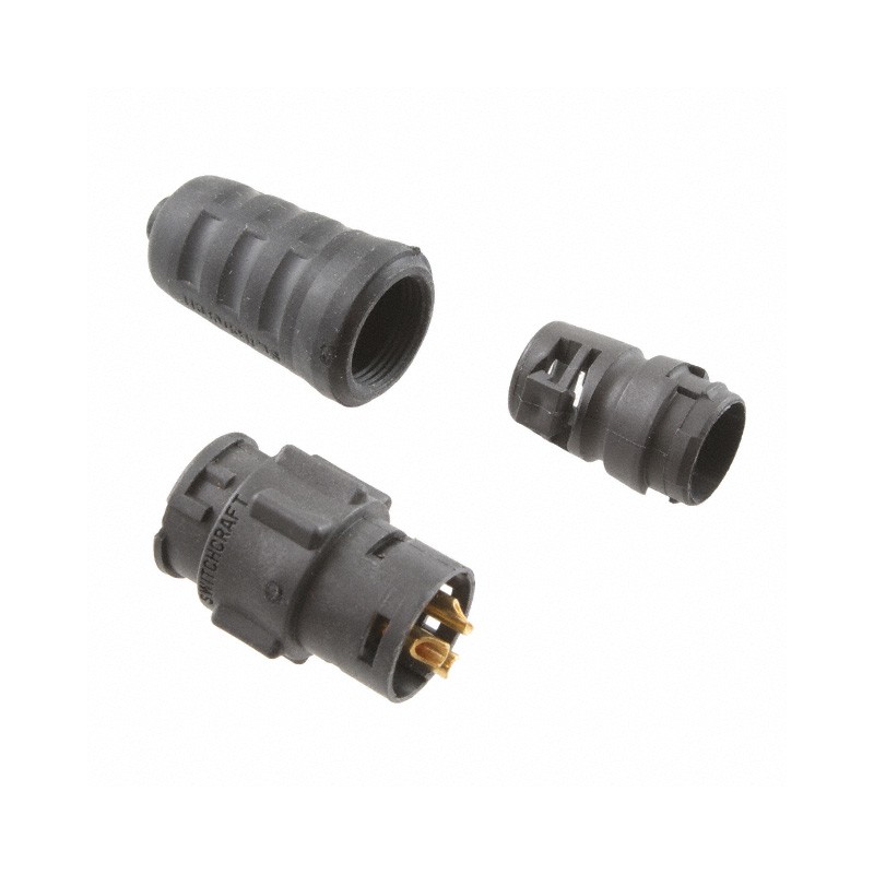 1 pcs : EN3L3F16X - CONN RCPT FMALE 3P GOLD SLDR CUP