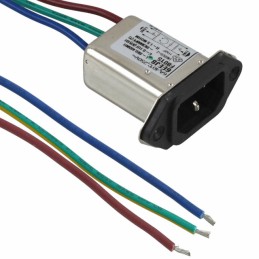 1 pcs : 3-6609006-4 - PWR ENT RCPT IEC320-C14 PNL WIRE