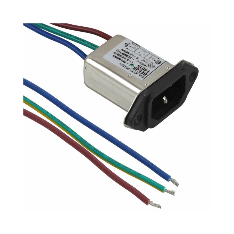1 pcs : 3-6609006-4 - PWR ENT RCPT IEC320-C14 PNL WIRE