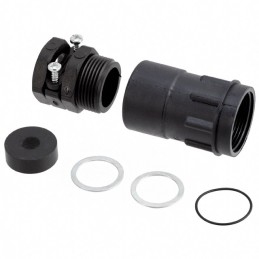 1 pcs : TR16AHC1N - CONN BACKSHELL W/CLMP SZ16 BLACK