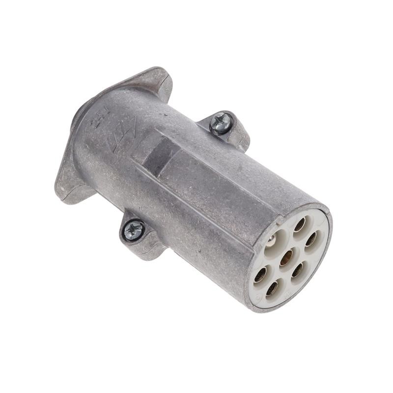 1 pcs : 00591690 - CONN CIRC PLUG 7POS NICKEL SCREW