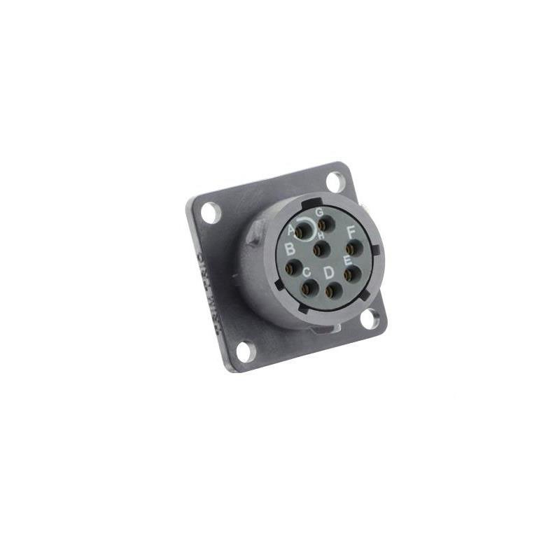 1 pcs : UTSX012E8S - SQUARE FLANGE RECEPTACLE, WITHOU