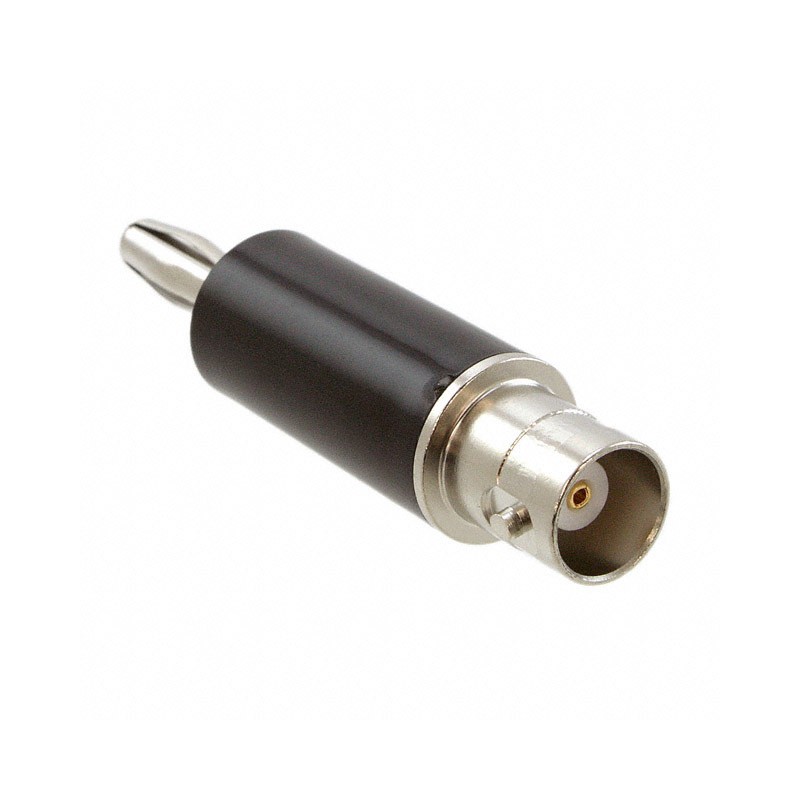 1 pcs : 1894 - ADAPT BNC JACK TO BAN PLUG BLK