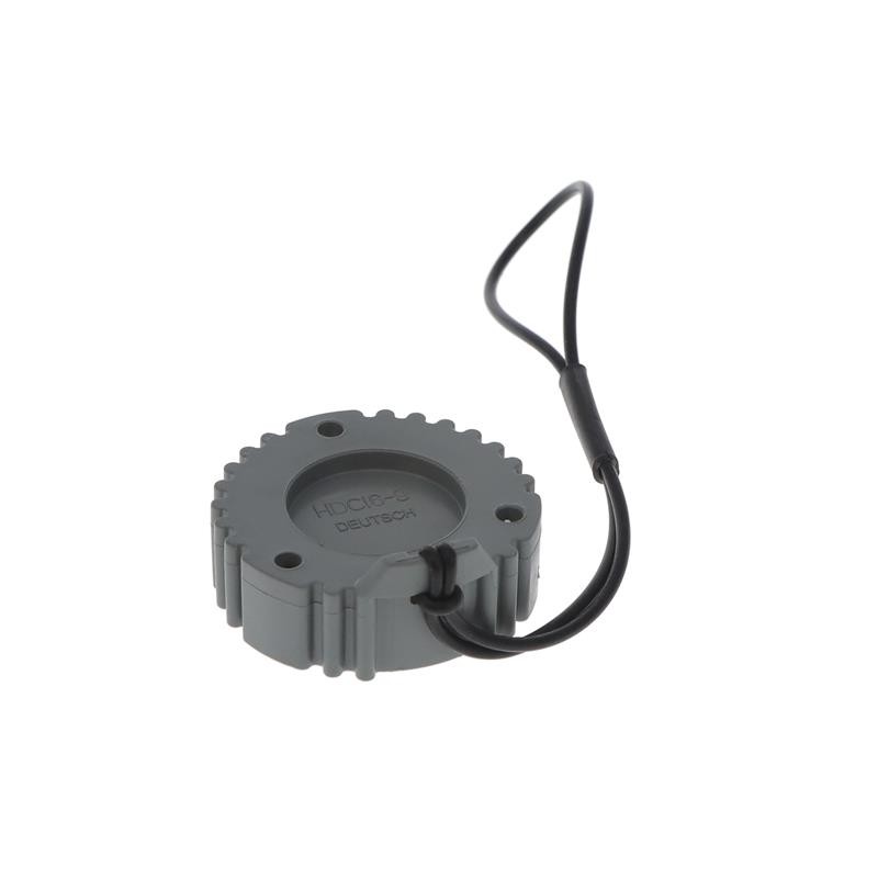 1 pcs : HDC16-9-JDL - DUST CAP, 9P, REC, GRY, LANYARD,