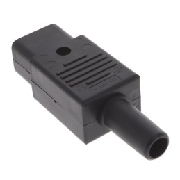 1 pcs : 3-109-087 - PWR ENT PLUG IEC320-C19 STR SCRW