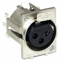 1 pcs : F3FSTF - CONN PLUG FMALE XLR 3P SOLDER