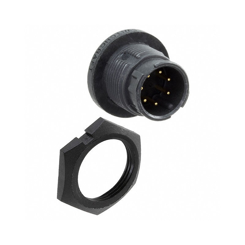 1 pcs : EN3P7MPX - CONN RCPT MALE 7POS GOLD SOLDER