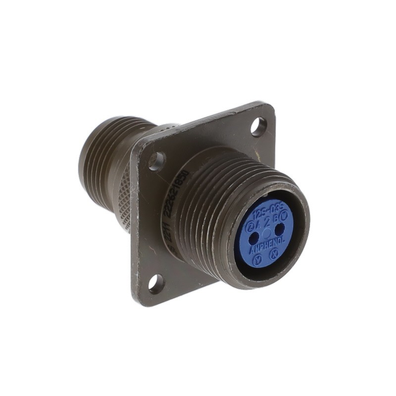 1 pcs : 97-3100A12S-3S - CONN RCPT FMALE 2P SILV SLDR CUP