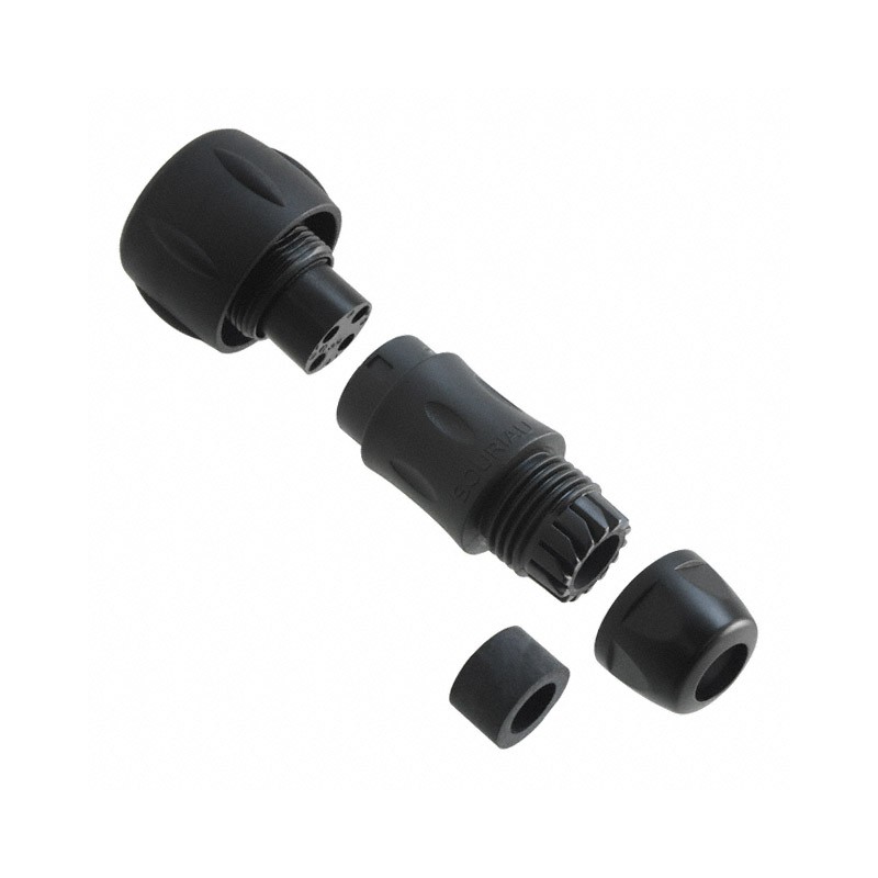 1 pcs : UTS6JC124P - CONN PLUG HSG MALE 4POS INLINE