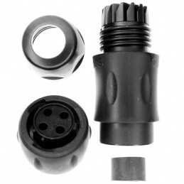 1 pcs : UTS6JC124S - CONN PLG HSG FMALE 4POS INLINE