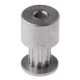 1 pcs - RS PRO Timing Belt Pulley, Aluminium, Zinc Plated Steel 6.4mm Belt Width x 2mm Pitch, 10 Tooth