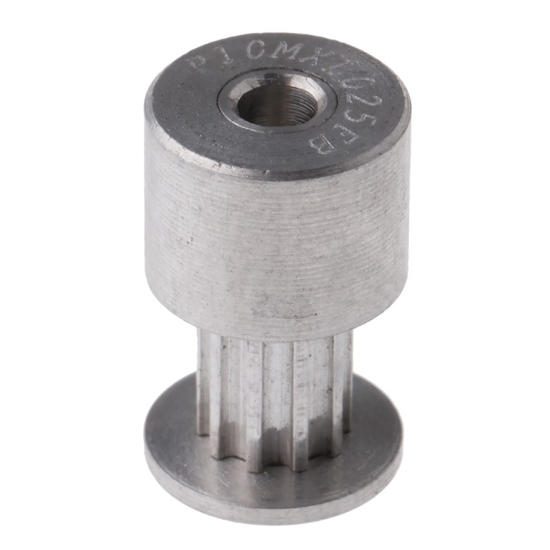 1 pcs - RS PRO Timing Belt Pulley, Aluminium, Zinc Plated Steel 6.4mm Belt Width x 2mm Pitch, 10 Tooth