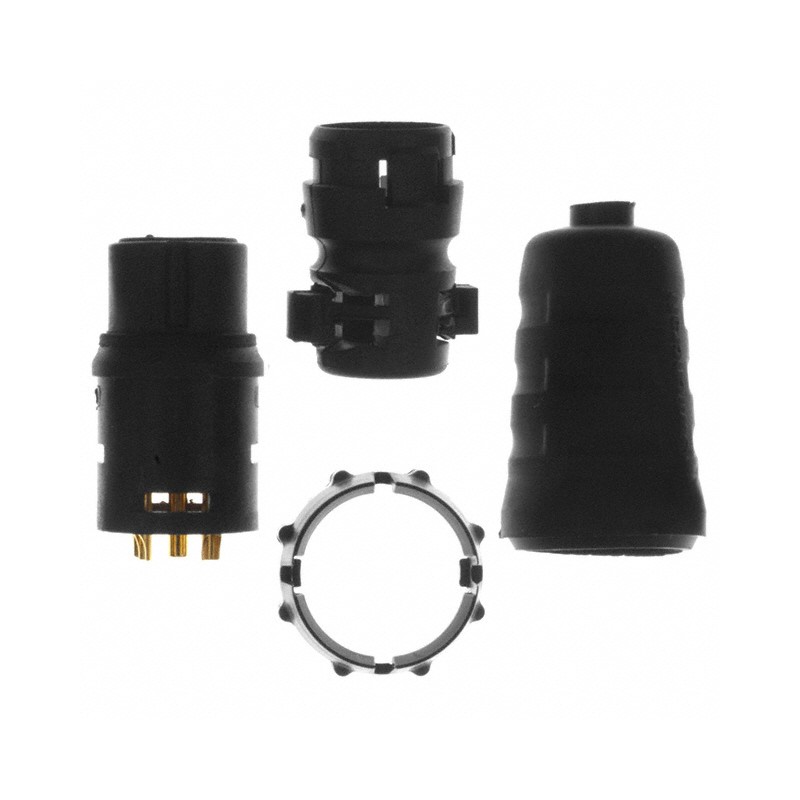 1 pcs : EN3C5FX - CONN PLUG FMALE 5P GOLD SLDR CUP