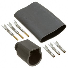 1 pcs : UTL1103G1P16AWG - CONN CIRC RCPT 4POS GOLD CRIMP