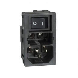 1 pcs : KM00.1105.11 - PWR ENT MOD RCPT IEC320-C14 PNL